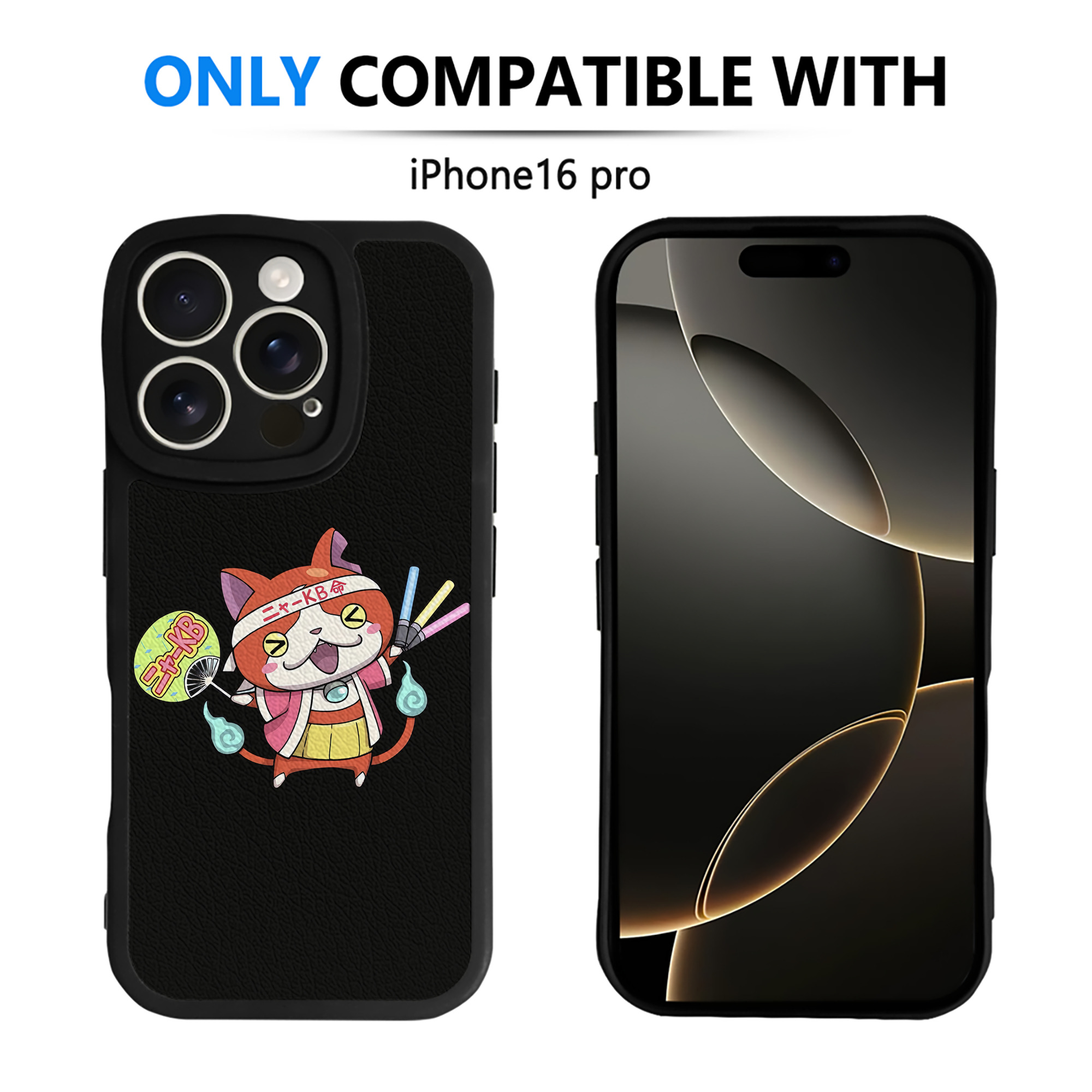 （画像用） 妖怪ウォッチ Yo-kai Watch 【iPhone 16シリーズ対応】シリコンスマホケース（レザー調） 材質：シリコン